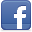 Facebooklogo, weißes F auf blauem Grund